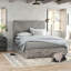 Ensemble de chambre configurable avec lit plateforme 3 pièces Annebelle