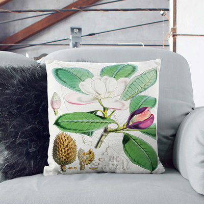Floral Square Throw Cushion