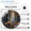 Horloge murale avec horloge murale 12 po