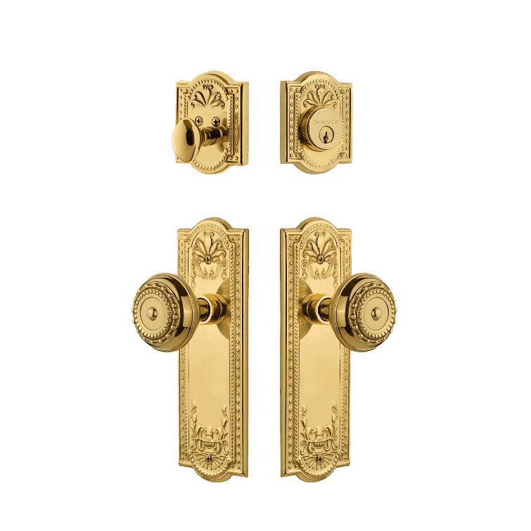 Nostalgic Warehouse Meadows Entry Set with Meadows Knob
