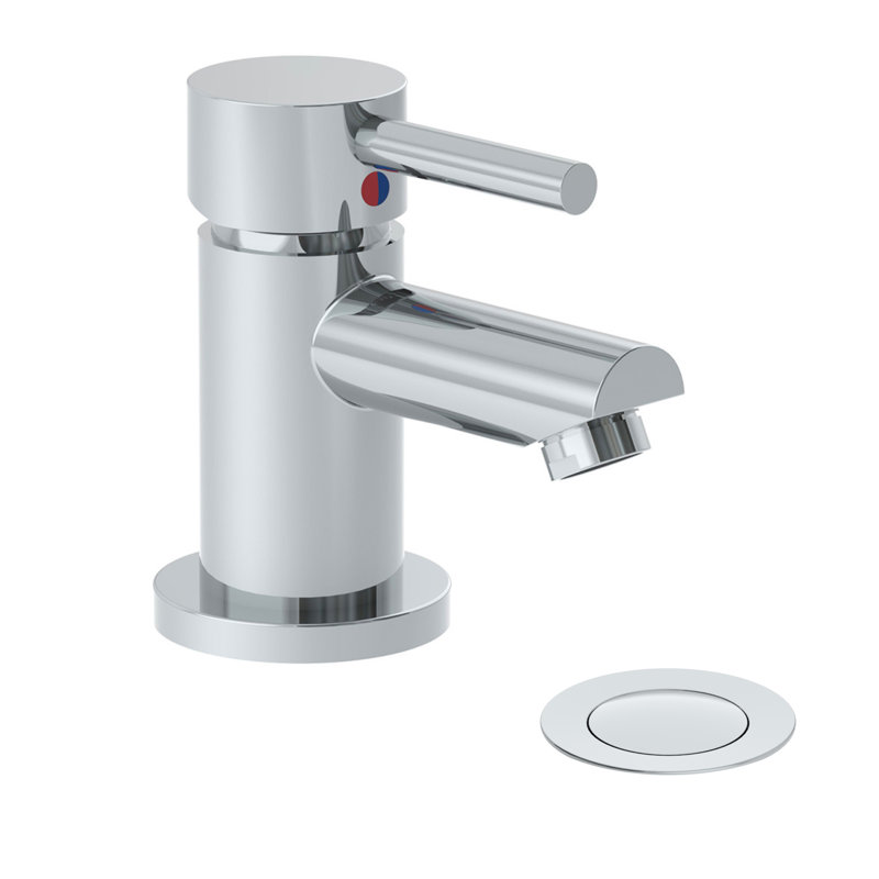 Robinet de lavabo à poignée simple Dia, Chrome poli