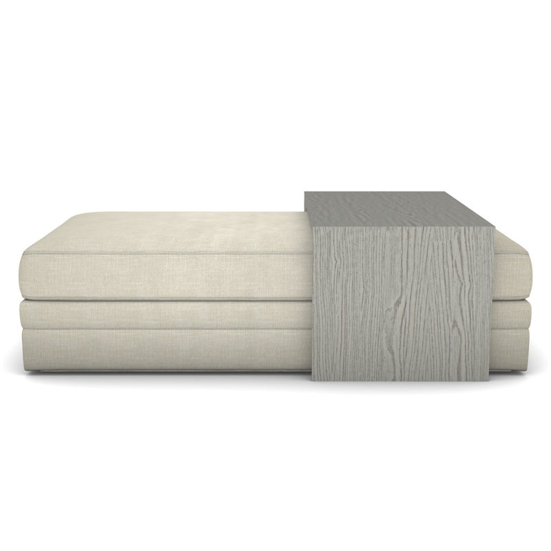 Tour de lit Boyden avec table large, Galet Tarbee, Gris colombe
