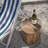 Chariese 15'' Outdoor Concrete Side Table-372492091-356043629