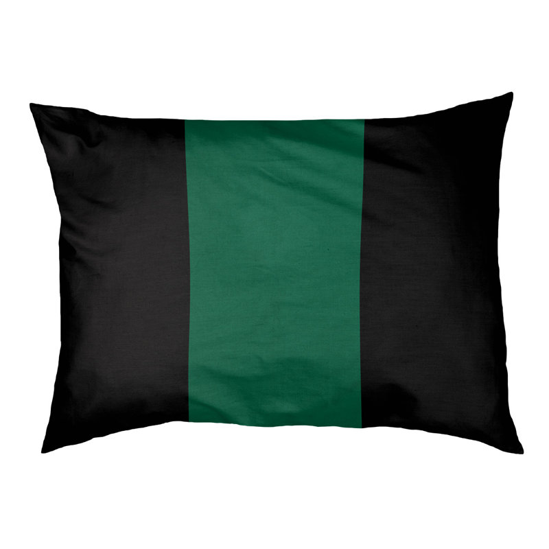 Coussin pour chien hockey Las Vegas, Petit (l 28 po x P 18 po x H 9,5 po), Noir / vert victorieux / noir
