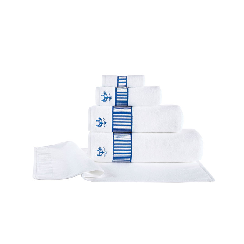 Drap de bain en coton, Bleu royal