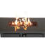 Foyer rectangulaire en métal 42 po (noir)-659362250