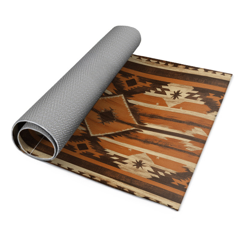 Tapis intérieur et extérieur Sunset Embers, Rectangle 1 pi 6 po x 2 pi 6 po
