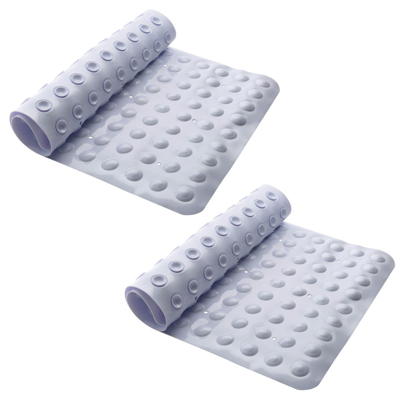 Plastic / Acrylic Non-Slip Bath Mat, White