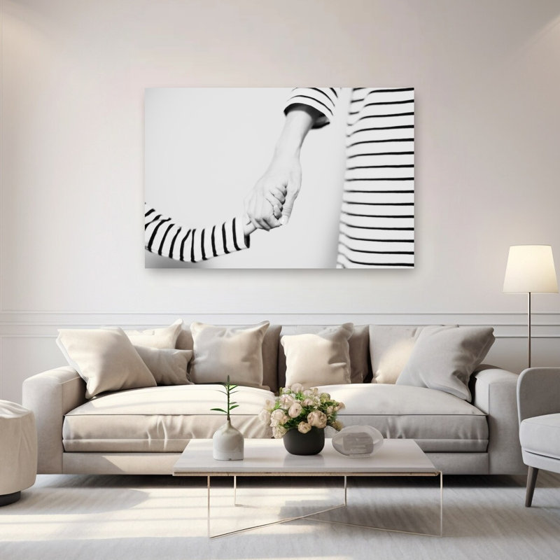 Gentle Hand Holding Contemporary Wall Art Print by Keisuke Ikeda @ - Print, 101.6cm H x 152.4cm W