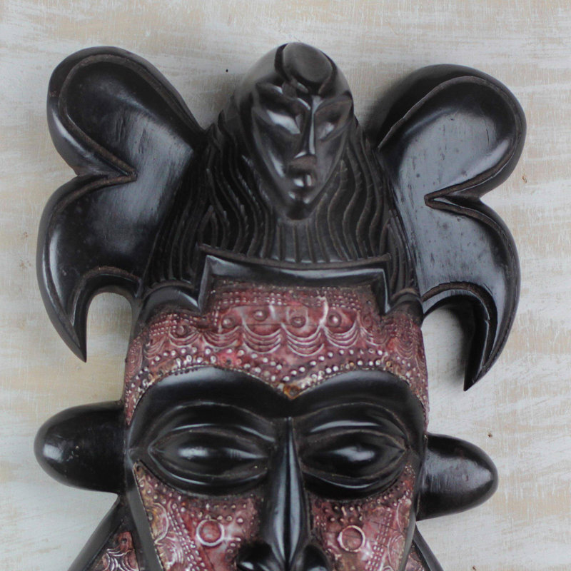 Très grand masque en bois africain