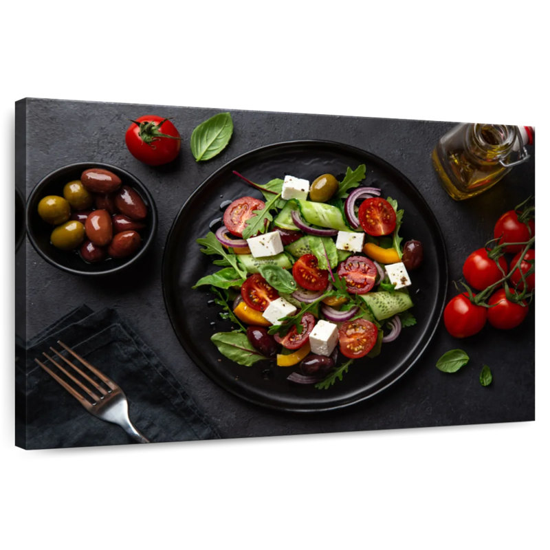 Salade grecque Yarlin Zesty, H 30 po x l 45 po