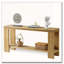 Console 63 po avec tablette de rangement