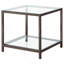 Ensemble de tables basses 2 pièces Black Nickel
