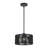 Asllan 1 Light Black Pendant