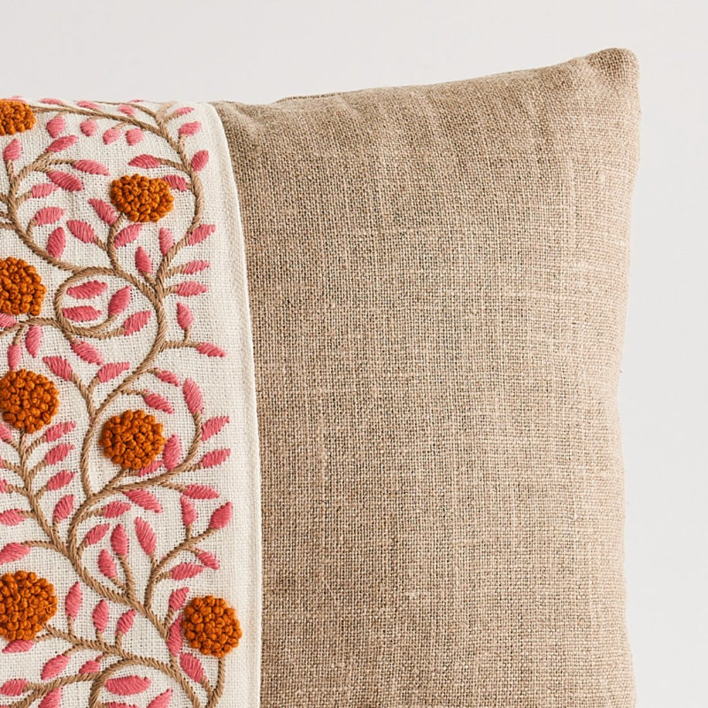 Ashoka Pillow, Light Brown