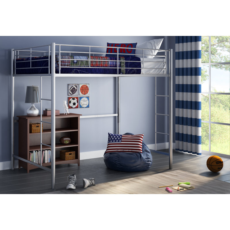 Elita Kids Full Loft Bed, White