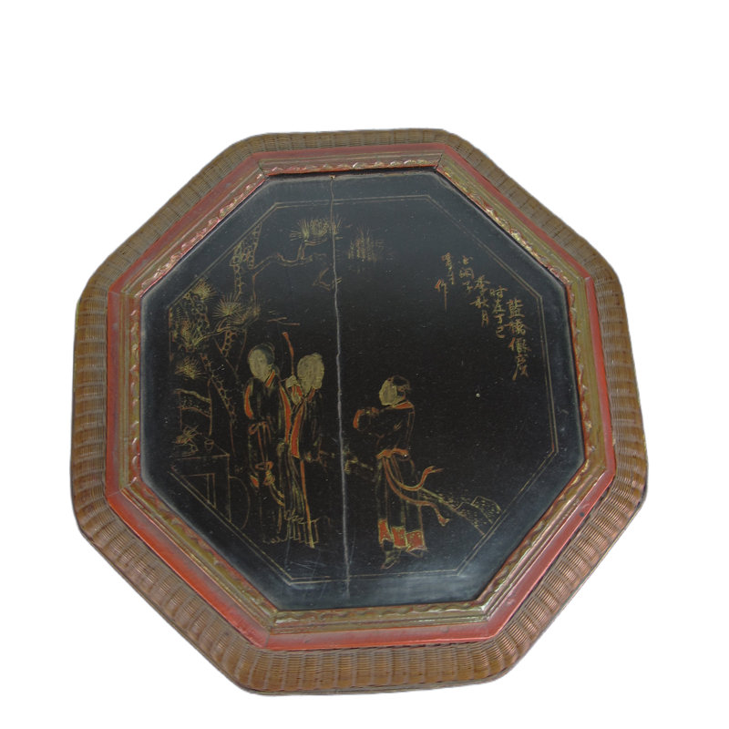 Asian Classic Bamboo Basket Decorative Box