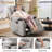 KORSER Recliner Chair, Rocker Recliners For Living Room, Small Recliner For Small Spaces, Fabric Manual Recliners With Side Pockects-926229759