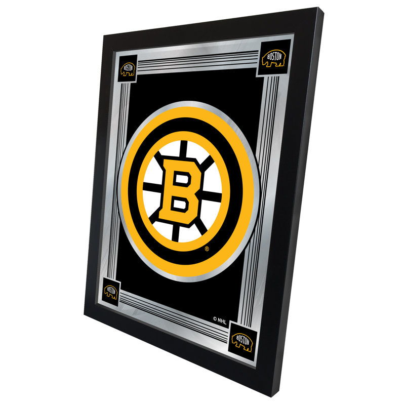 « logo mirror », impression encadrée NHL, Boston Bruins