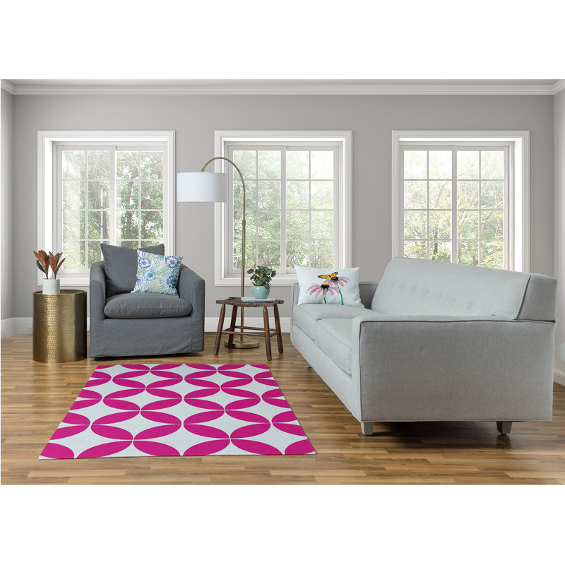 Cyma Chenille Geometric Indoor Rug, Rectangle 4' x 6'