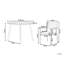 Fardy 4 - Person Patio Dining Set Round Table with Cushions Included