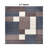 Allyne Geometric Tufted Blue/Cream/Gray Non-Slip Rubberback Area Rug-2117133535