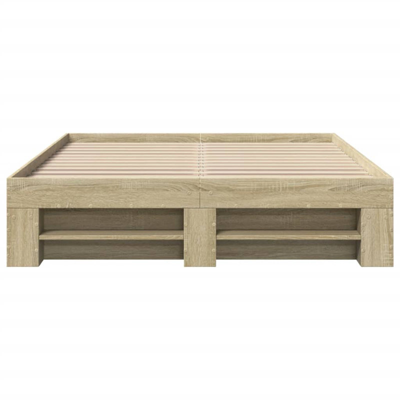 Storage Bed, Sonoma Oak, Double (4'6)