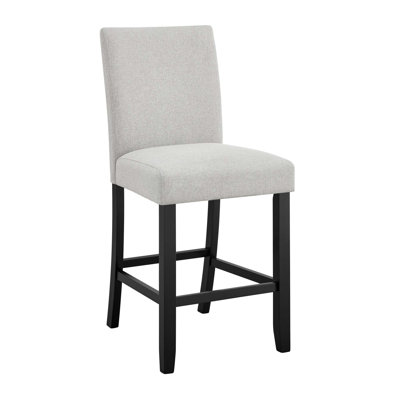 Ensemble de chaises de salle à manger rembourrées en tissu 2 pièces Transitional