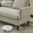 54.7" W Upholstered Chenille Small Apartment Loveseat-2098439006