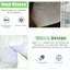Housse de protection pour abri de jardin 12 'x 20' - Universal Winter Water imperméable, blanc, parois latérales et fenêtres en maille, polypropylène, étapes d'installation facile