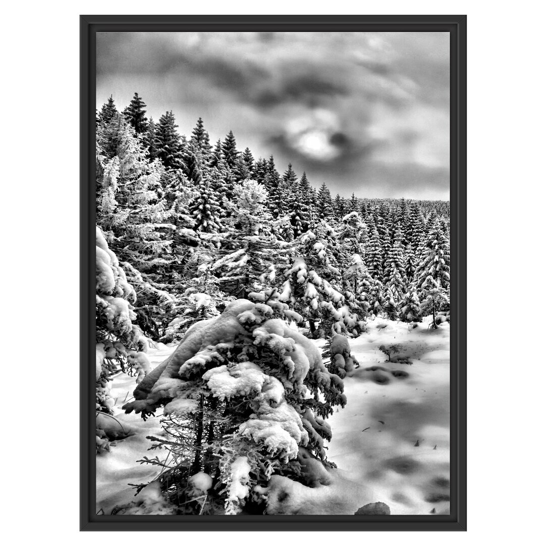 Gerahmtes Poster Winterlandschaft