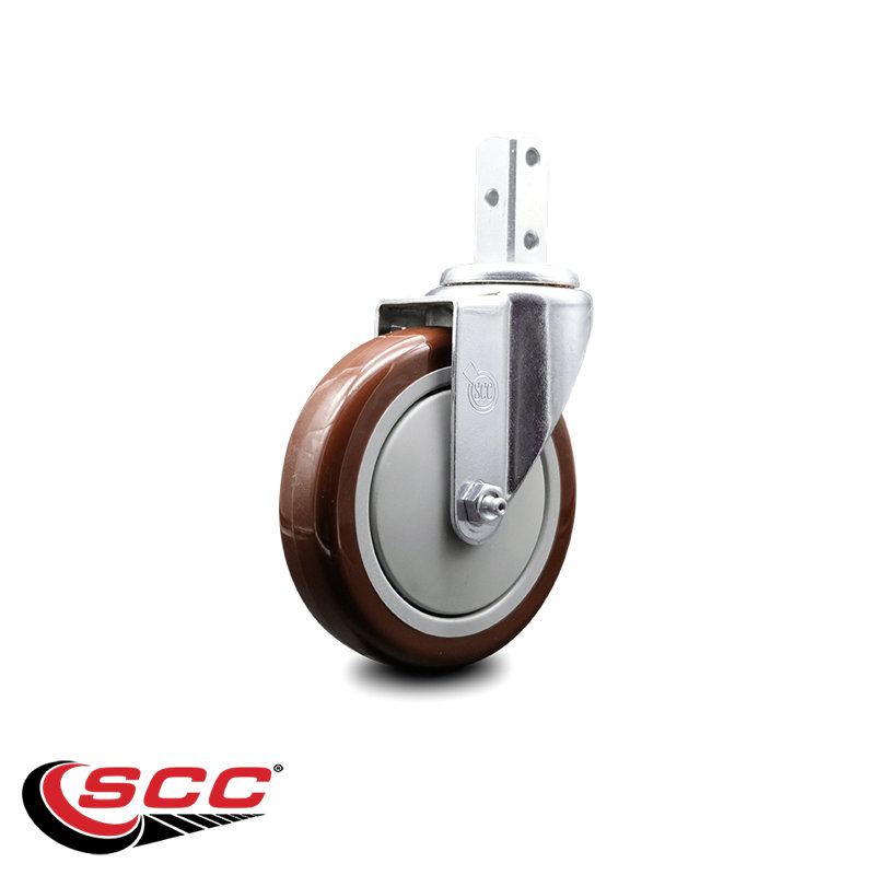 Polyurethane Caster, Maroon
