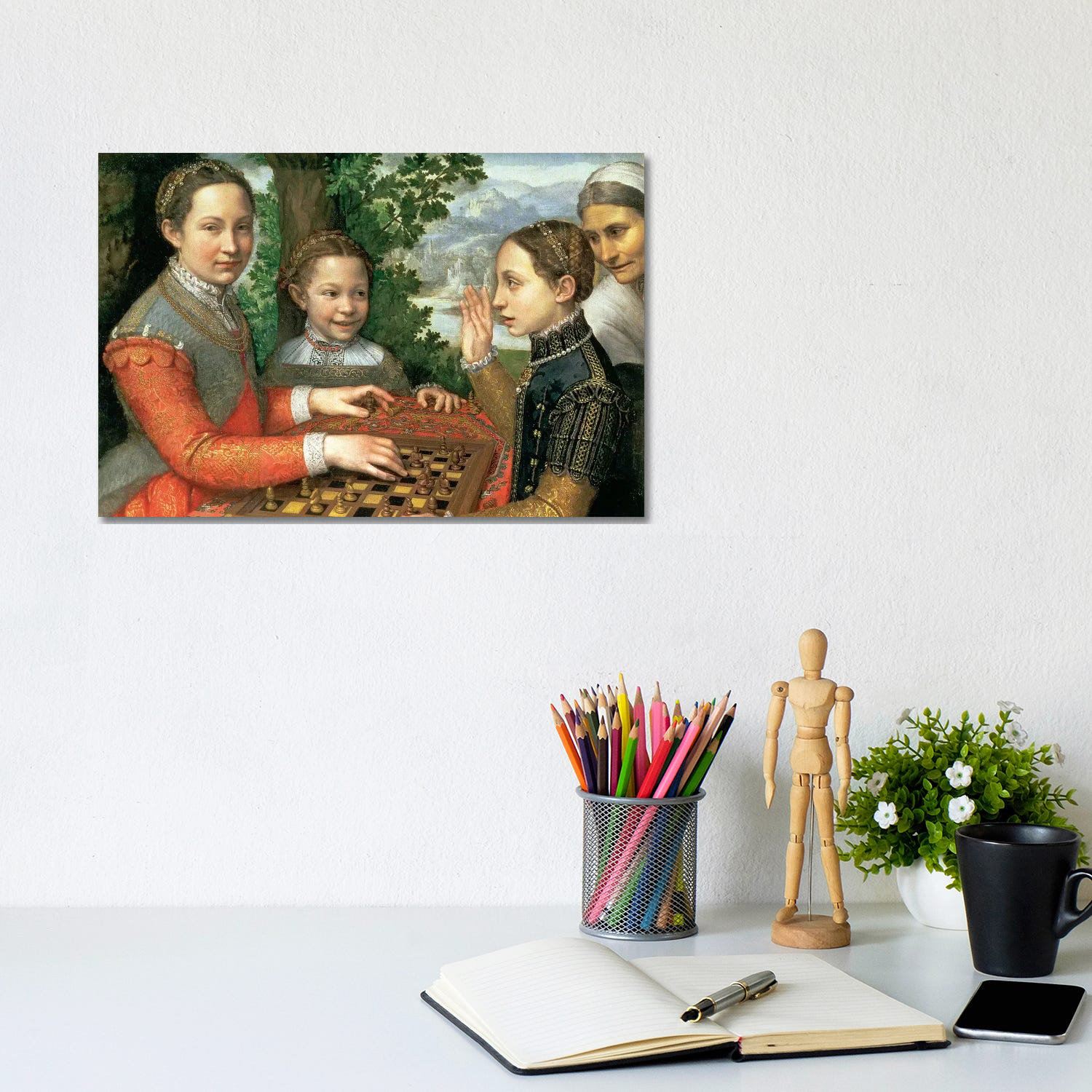 Rosalind Wheeler Game Of Chess, 1555 by Sofonisba Anguissola - Wrapped  Canvas Painting | Wayfair.ie