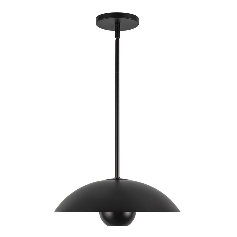 Umbra 14-in Black Pendant, Black, 14-in
