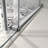 6076 Brushed Nickel frameless one fixed and one shifted Shower Door, 70MM 304 stainless steel large pulleys with adjustable soft closing function,nano easy cleaning,stick explosion-proof menbrance-122517068