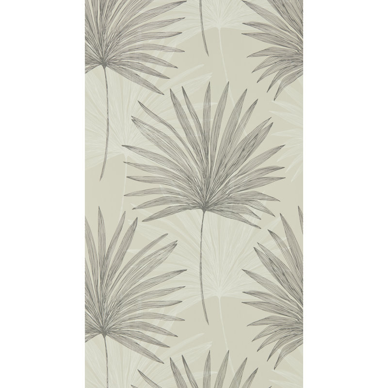 Mitende Wallpaper, Pewter/Chalk
