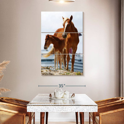 Brampt chevaux bruns