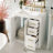30'' Bathroom Vanity With Ceramic Sink Combo, Solid Wood Frame Bathroom Storage Cabinet, Freestanding Vanity Set With 3 Drawers& Soft Closing Doors-1635980835