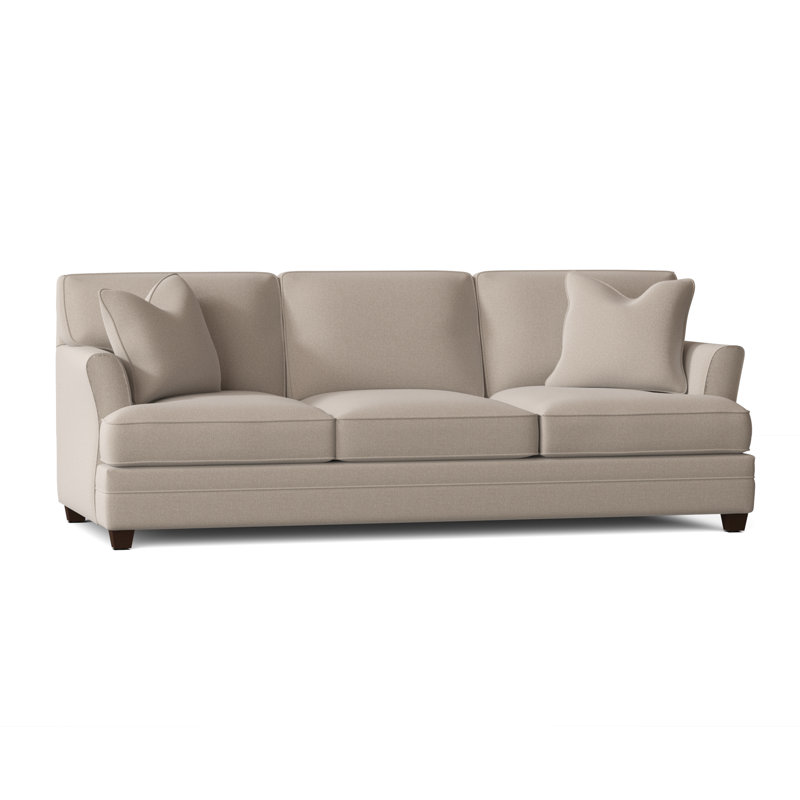 Harriss Upholstered 91'' Sofa, Reese Oatmeal Performance Chenille