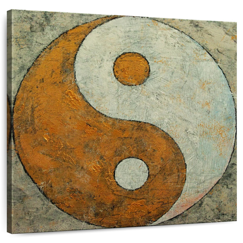 Kerrick Gold Yin Yang, 39" H x 39" W