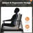 75" All-Weather Aluminum 3-Seat Patio Sofa With Thick Light Gray Cushions & Black Frame-328072585