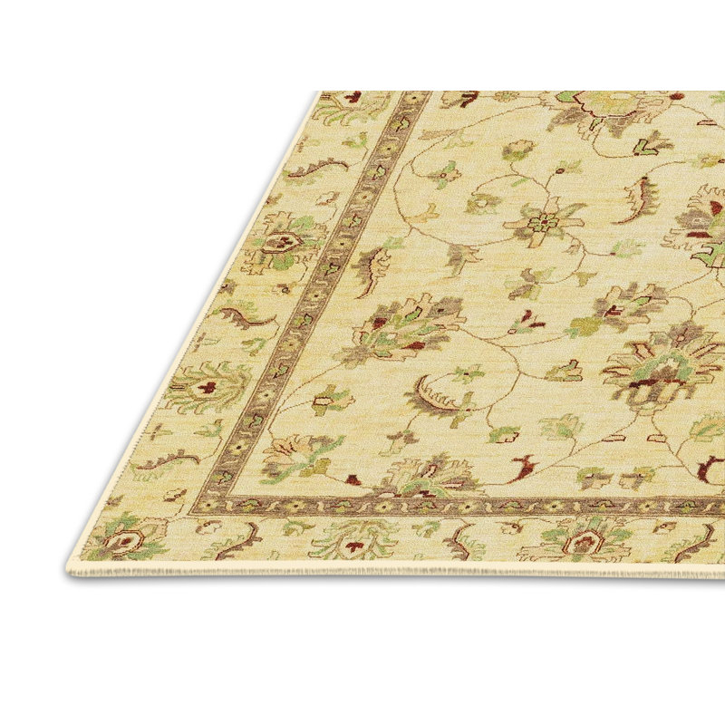 Tapis décoratif multicolore à motif abstrait, Rectangle 6 pi x 9 pi