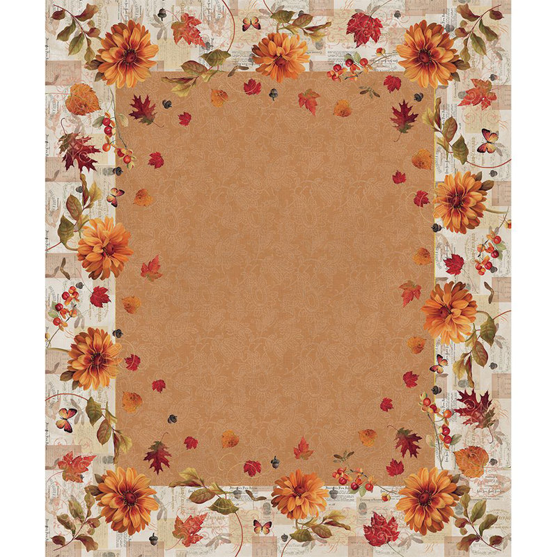 Fall In Love Fall in Love Tablecloth, 84" L x 70" W