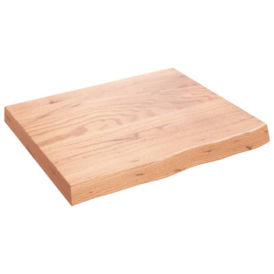Crebilly 60cm Solid Wood Single Bathroom Vanity Top