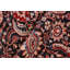 Tapis oriental noir / rouge en laine noué à la main de 5 pi 4 po x 8 pi 1 po Dorn