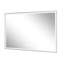 Miroir de salle de bain 48 x 32 po avec lumières à DEL, brouillard, miroir encadré de 3 couleurs possibles, présentation personnalisable accessible