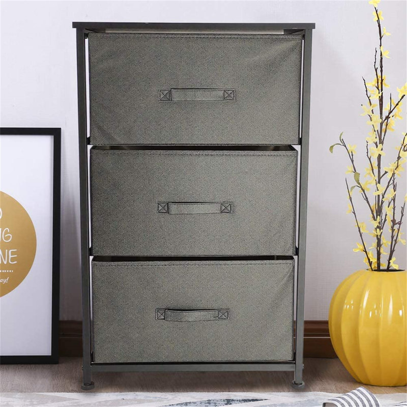 Evarose 3 Drawer Storage Drawer