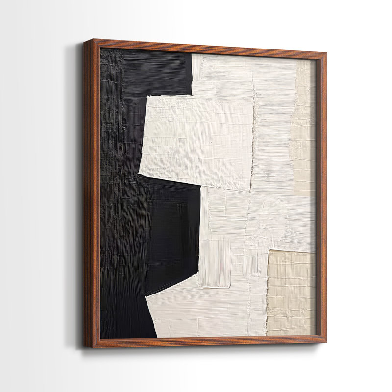 "ABSTRACT Series DCLXV III" par J Paul, Noyer, H 21 po x l 17 po