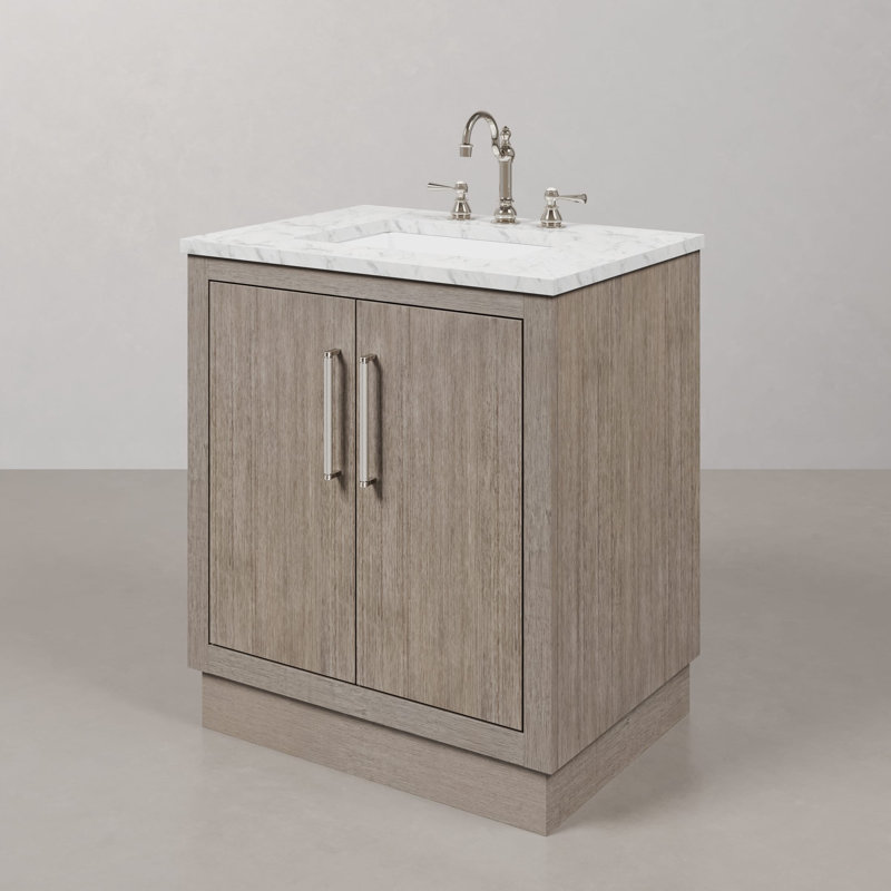 Hugo 30'' W Single Vanity, Chrome