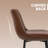 PU Leather Upholstered Counter & Bar Stool Set of 3-714696742